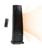 Lasko 22 1500W Oscillating Ceramic Tower Space Heater with Remote, Black, CT22835, New