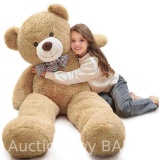 MorisMos 4ft Giant Teddy Bear Stuffed Animal Soft Big Bear Plush Toy