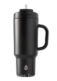 TAL Stainless Steel Hudson Tumbler with Straw 40 fl oz Black