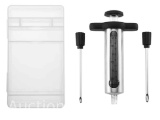 Farberware Soft Grips Stainless Steel Flavor Injector Set in Black