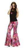 The Groovy 60s Adult Women Hippie Bell Bottoms Costume Accessories Pants SM-MD