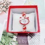 Hello Kitty Women Girls Watch Kids Casual Waterproof Cartoon Electronic Quartz Watches WristWatch