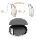Lansion Personal Sound Amplifiers, Hearing Digital Amplifiers Rechargeable for Seniors with Porta...