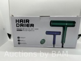 Hair Dryer Blue Light Negative Ion, White