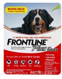 Frontline Plus for Dogs Flea and Tick Treatment Large Dog 89-132 lbs Red Box 8 Count
