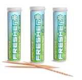 Xero Picks Freshen - Crisp Apple- Infused Flavored Toothpicks for Long Lasting Fresh Breath & Dry