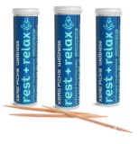 Xero Picks Wellness - Rest+Relax - Lavender Mint - Infused Flavored Toothpicks - 60 Picks - 3 Packs