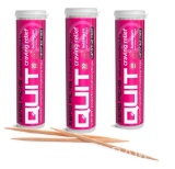 Xero Picks Quit - Bubble Gum - Nicotine Free Craving Relief Infused Flavored Toothpicks - 60 Pick...