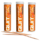 Xero Picks Quit - Fruit Chill - Nicotine Free Craving Relief Infused Flavored Toothpicks - 60 Picks
