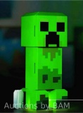Minecraft Creeper Mini Fridge 2 Door, 8L, Green, 25.2 H 9.5 W 9.1 D