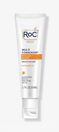 RoC Revive and Glow Vitamin C Moisturizer, SPF 30, 2.5 fl oz, 2-pack
