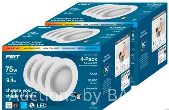 Feit Electric 75W Replacement 5-CCT LED Recessed Downlight 8PK