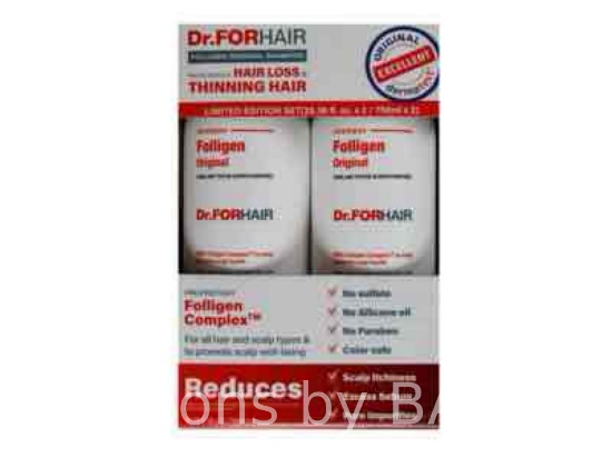 Dr. FORHAIR Folligen Original Shampoo, 2 Pack, 25.36 FL OZ