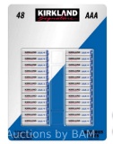 Kirkland Signature Alkaline AAA Batteries, 48-count