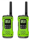Motorola Solutions T600 35 Miles Waterproof Two-way Radio Green, 2-pack