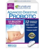 trunature Advanced Digestive Probiotic, 100 Capsules