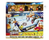WWE Knuckle Crunchers Ultimate Wrestling; Complete Set of 5 Original Figures & Rebound Ring: The