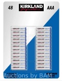 Kirkland Signature Alkaline AAA Batteries, 48-count