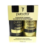 PURA D'OR Advanced Therapy Shampoo and Conditioner 2x24 oz