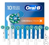 Oral-B Cross Action Replacement Electric Toothbrush Heads, 10-count