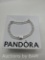 Cuban chain sterling silver bracelet with clear cubic zirconia, with Gift Box