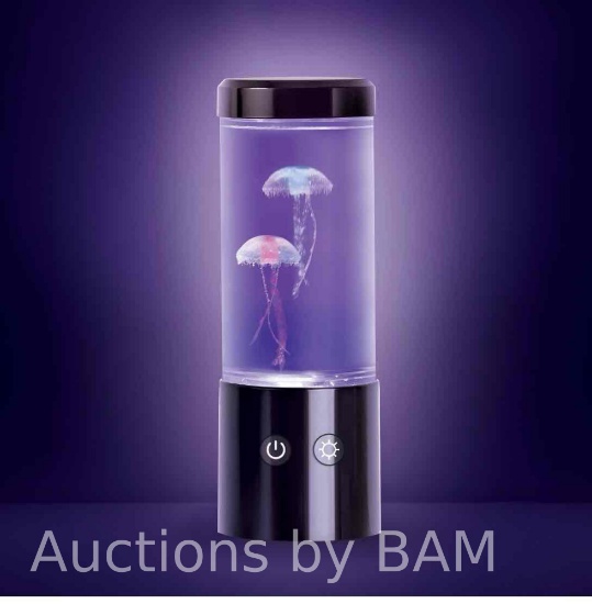 Merkury Innovations Jellyfish Lamp Motion & Multicolor Leds - Easy Mode Switching, USB Powered