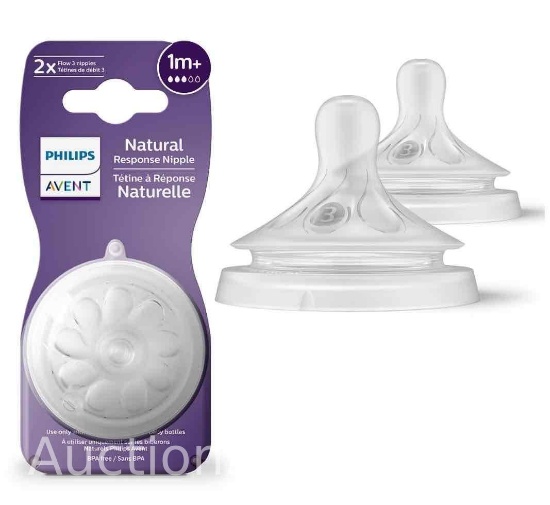Philips Avent Natural Response Nipple Flow 3, 1M+, 2pk, SCY963/02
