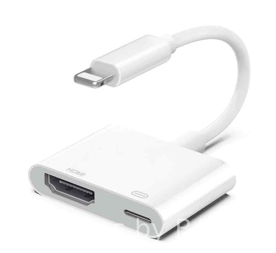 Lightning to HDMI Adapter,1080P Lightning to Digital AV Adapter for iPhone,iPad,iPod,Sync Screen