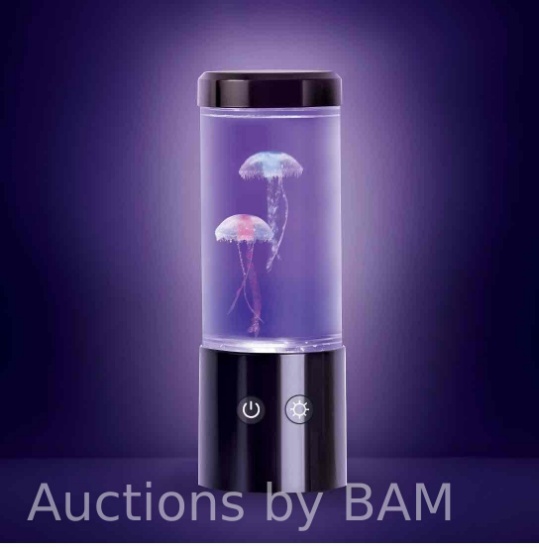 Merkury Innovations Jellyfish Lamp Motion & Multicolor Leds - Easy Mode Switching, USB Powered