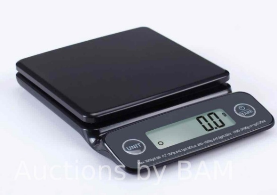 Mainstays High Precision Digital Kitchen Scale, Black