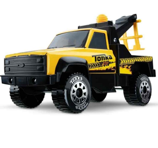 Tonka Steel Classics Tow Truck, For Girls and Boys, Ages 3 Year and Up