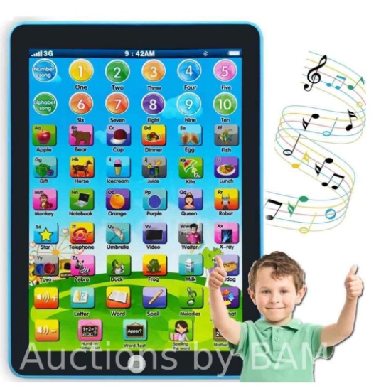 Kids Learning Pad, Fun Kids Tablet, Electronic Educational Learning Toys with Music Words