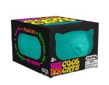 Nee Doh Cool Cats Squishy Fidget Ball, Novelty Toy, Multiple Colors, Children Ages 3+