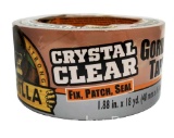 Gorilla Glue Crystal Clear Tape 18 Yard Roll Clear Color Tape Material Model 6060002