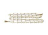 Natural Brown Wooden Bead Christmas Garland with Tassel, 9 ft, by Holiday Time