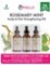 Mielle Rosemary Mint Scalp & Hair Strengthening Oil, 2 fl oz, 3 pack