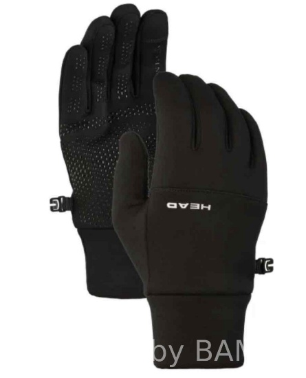 HEAD Men?s Ultrafit Touchscreen Running Gloves