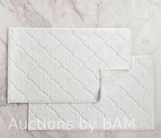 Welhome Geometric Tub Mats 2-Pack