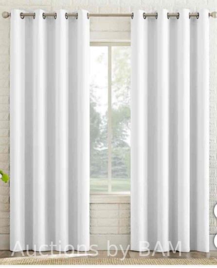 Sun Zero Broderick Theater Grade Blackout Curtains, 2 Pack