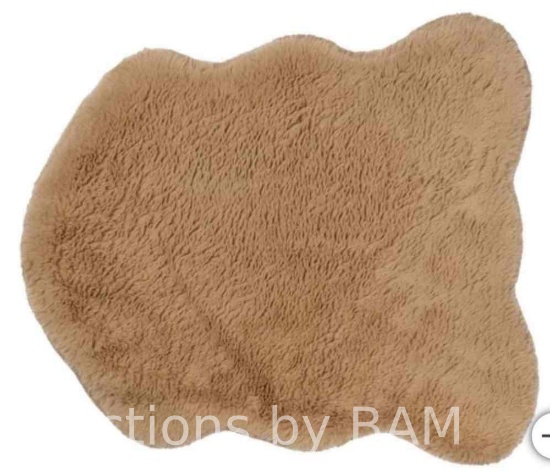Brentwood Originals Faux Fur Memory Foam Pet Mat 35 x 40 inches