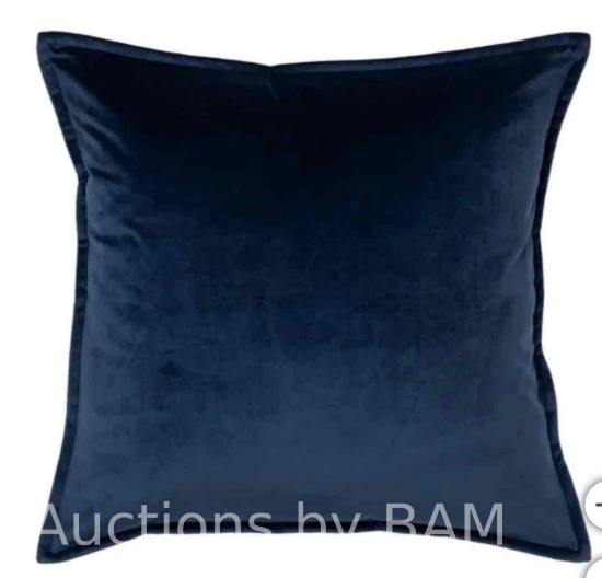 Brentwood Originals Velvet Deco Pillow Blue