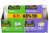 3M Scotch Magic Tape/Gift Wrap Tape, 6600