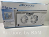 USED Bionaire Digital Window Fan with Reversible Air Flow