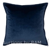 Brentwood Originals Velvet Deco Pillow Blue