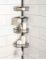 Mainstays 4 Tier Steel Tension Pole Shower Caddy with 3 Baskets & Soap Tray Shelf, Oil-Rubbed Bro...