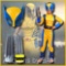 Kids Wolverine Costume Cosplay Bodysuit Jumpsuit Onesie Outfit for Halloween and Party, XL