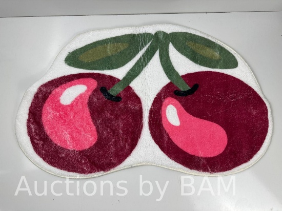 Fruit Shape Plush Rug for Bathroom