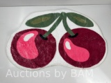 Fruit Shape Plush Rug for Bathroom