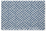 Mainstays Montana Woven Fabric Mat, 18x27, Navy