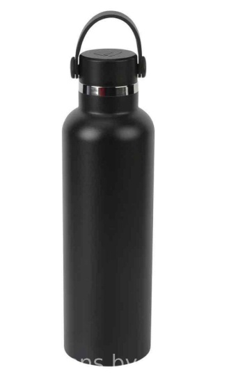 Ozark Trail 24 fl oz DW SS Water Bottle, Black